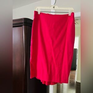 Carlisle Pink Pencil Midi Skirt for Cocktail